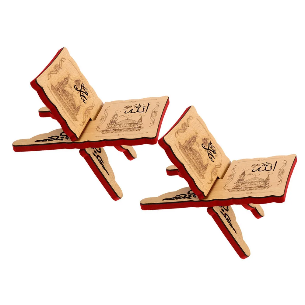 2Pcs Wooden Quran Holder Versatile Book Stand for Reading Writing Studying Perfect Gift for Religious Occasions Home Decor
2Pcs Wooden Quran Holder Versatile Book Stand for Reading Writing Studying Perfect Gift for Religious Occasions Home Decor