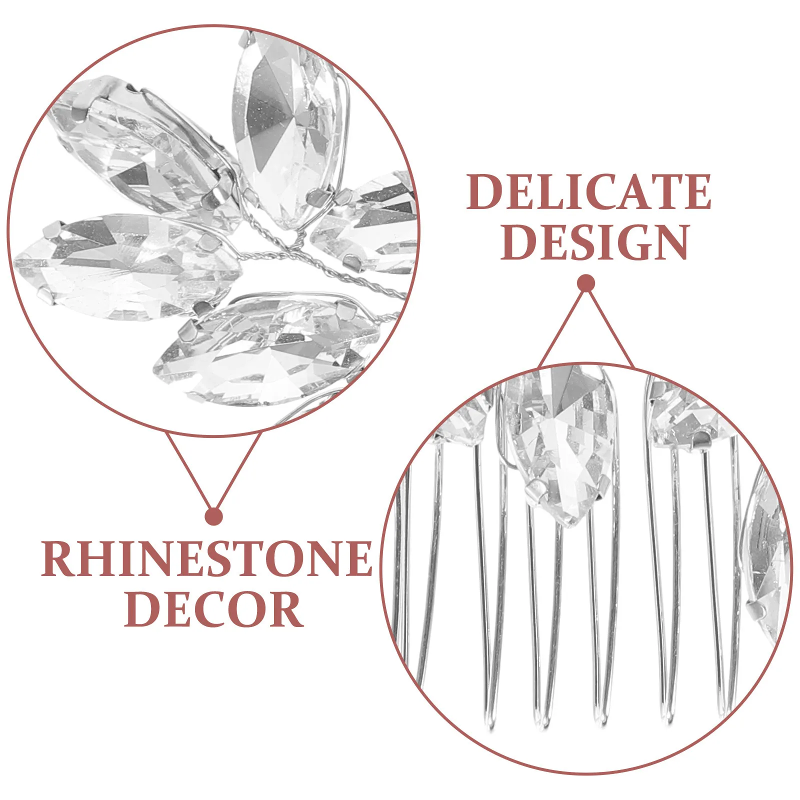 Rhinestone Hair Clip Comb Elegant Accessories for Bride Manual Zinc Alloy Wedding Miss Combs Brides Women
Rhinestone Hair Clip Comb Elegant Accessories for Bride Manual Zinc Alloy Wedding Miss Combs Brides Women