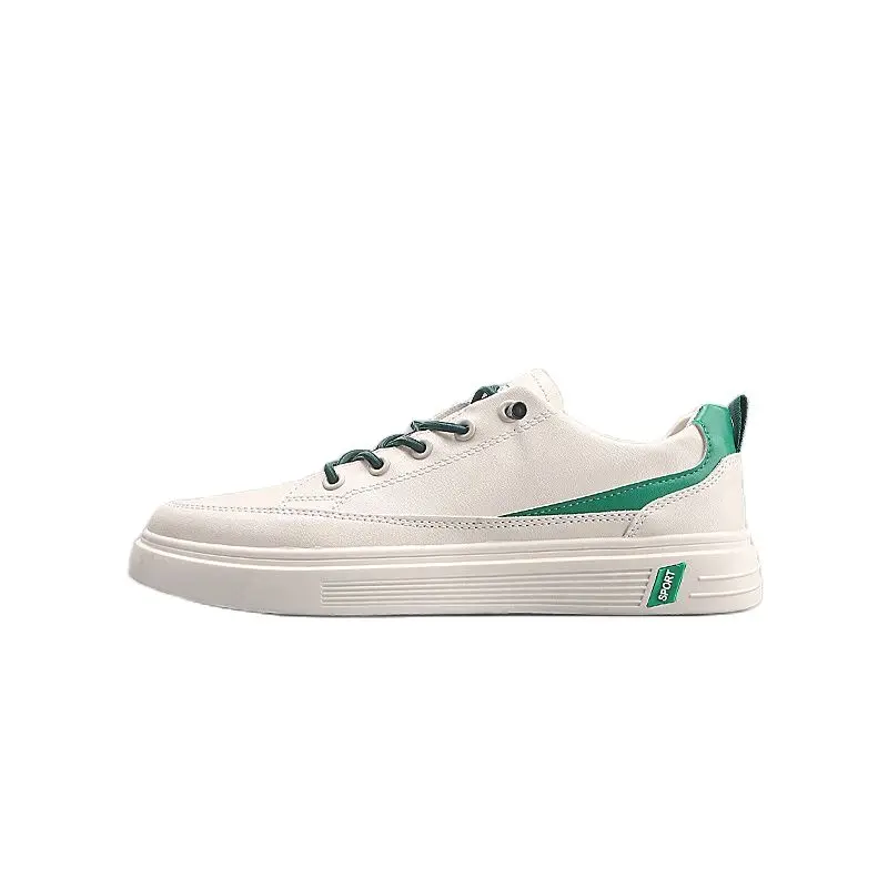 PU Leather Slip-On Men's White Shoes Fashion Sports Casual Sneakers Size 39-44
PU Leather Slip-On Men's White Shoes Fashion Sports Casual Sneakers Size 39-44