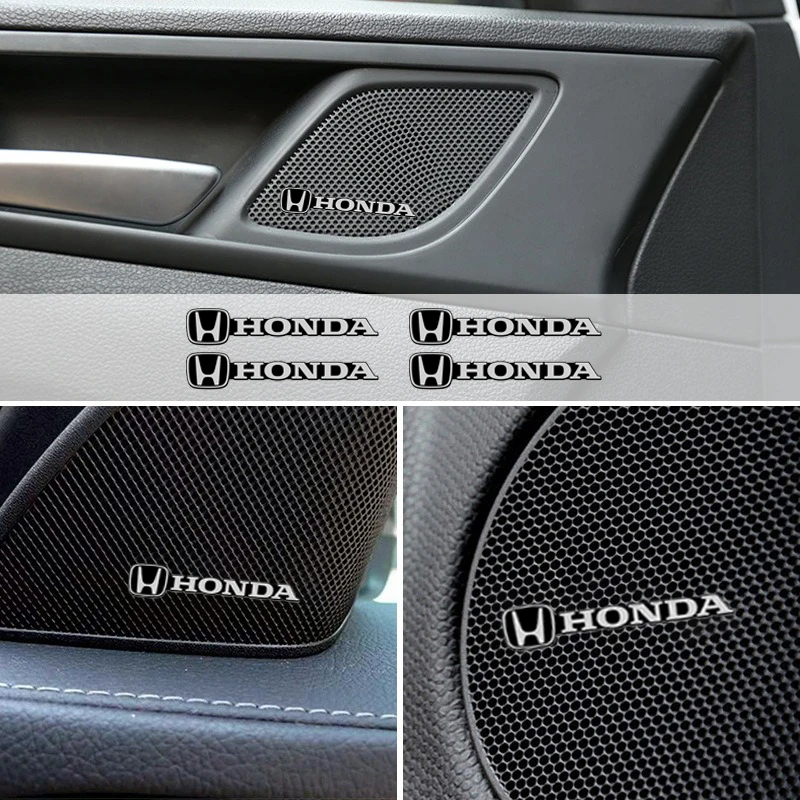 4Pcs Aluminum Car Badges Audio Stereo Speaker Badge Emblem Stickers For Honda Civic FIT CRZ CRX Jazz HRV Accord Prelude CRV City
4Pcs Aluminum Car Badges Audio Stereo Speaker Badge Emblem Stickers For Honda Civic FIT CRZ CRX Jazz HRV Accord Prelude CRV City