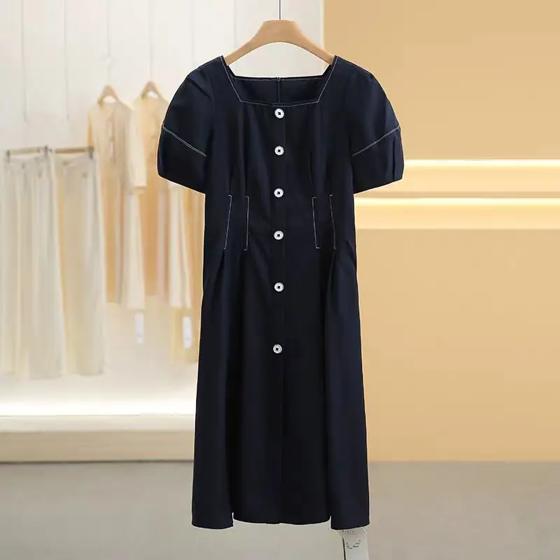 Tibetan Blue Dresses 2024 New Summer Personalized Fashion Square Neck Casual Bubble 䄂 Loose L Size Dress
Tibetan Blue Dresses 2024 New Summer Personalized Fashion Square Neck Casual Bubble 䄂 Loose L Size Dress