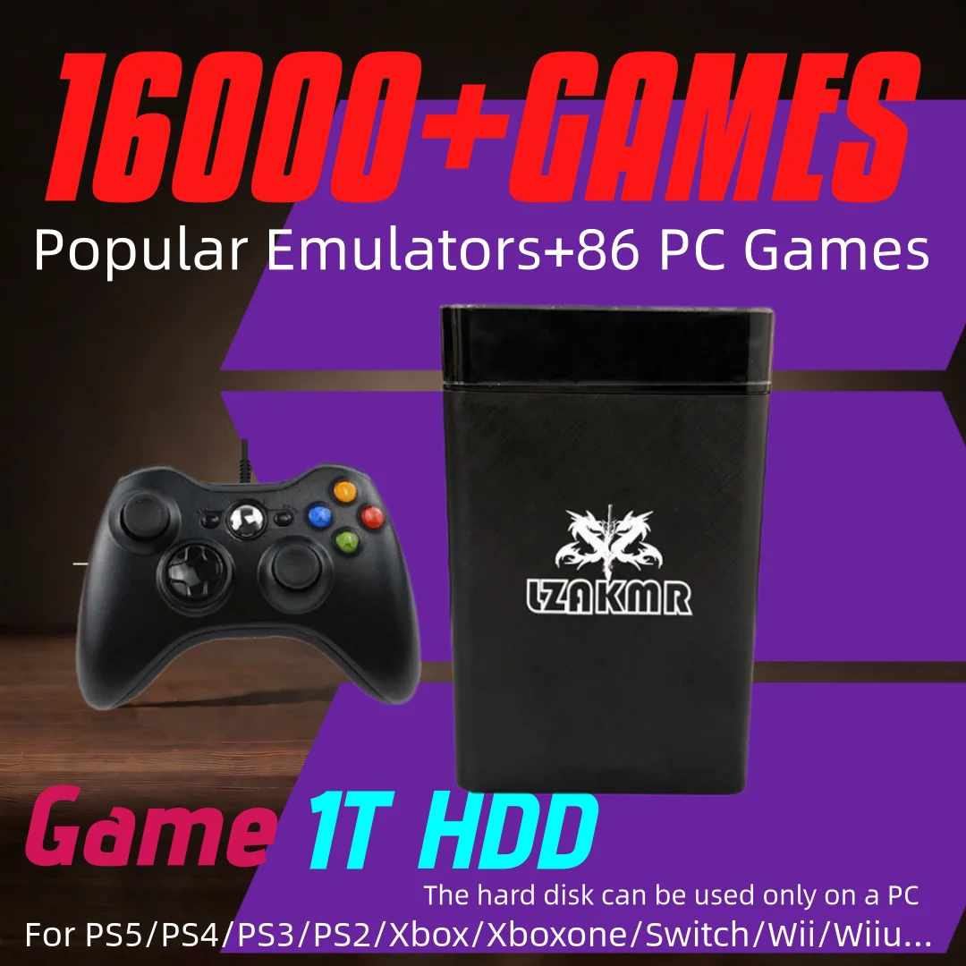 16000 game 30 Emulator playzone 1TB HDD&Game Consoles For PS5/PS4/PS3/Xbox/Xbox one/Switch With AAA Games Plug&Play ship from US
16000 game 30 Emulator playzone 1TB HDD&Game Consoles For PS5/PS4/PS3/Xbox/Xbox one/Switch With AAA Games Plug&Play ship from US