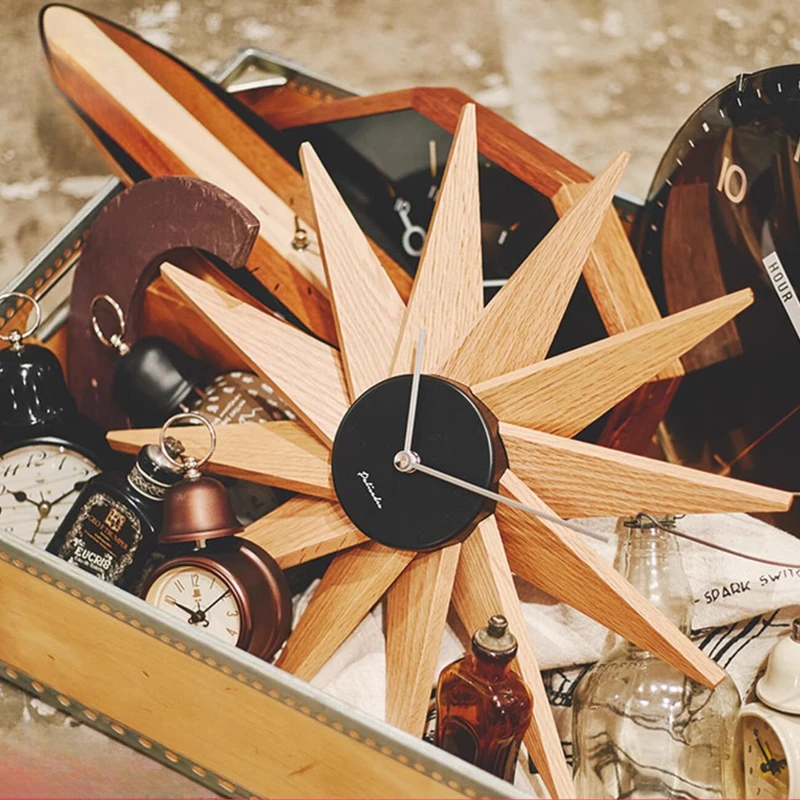 Scandinavian Solid Wood Wall Clock Modern Silent Art Round Timepiece for Living Room Home Decor Noiseless Entrance Clocks
Scandinavian Solid Wood Wall Clock Modern Silent Art Round Timepiece for Living Room Home Decor Noiseless Entrance Clocks