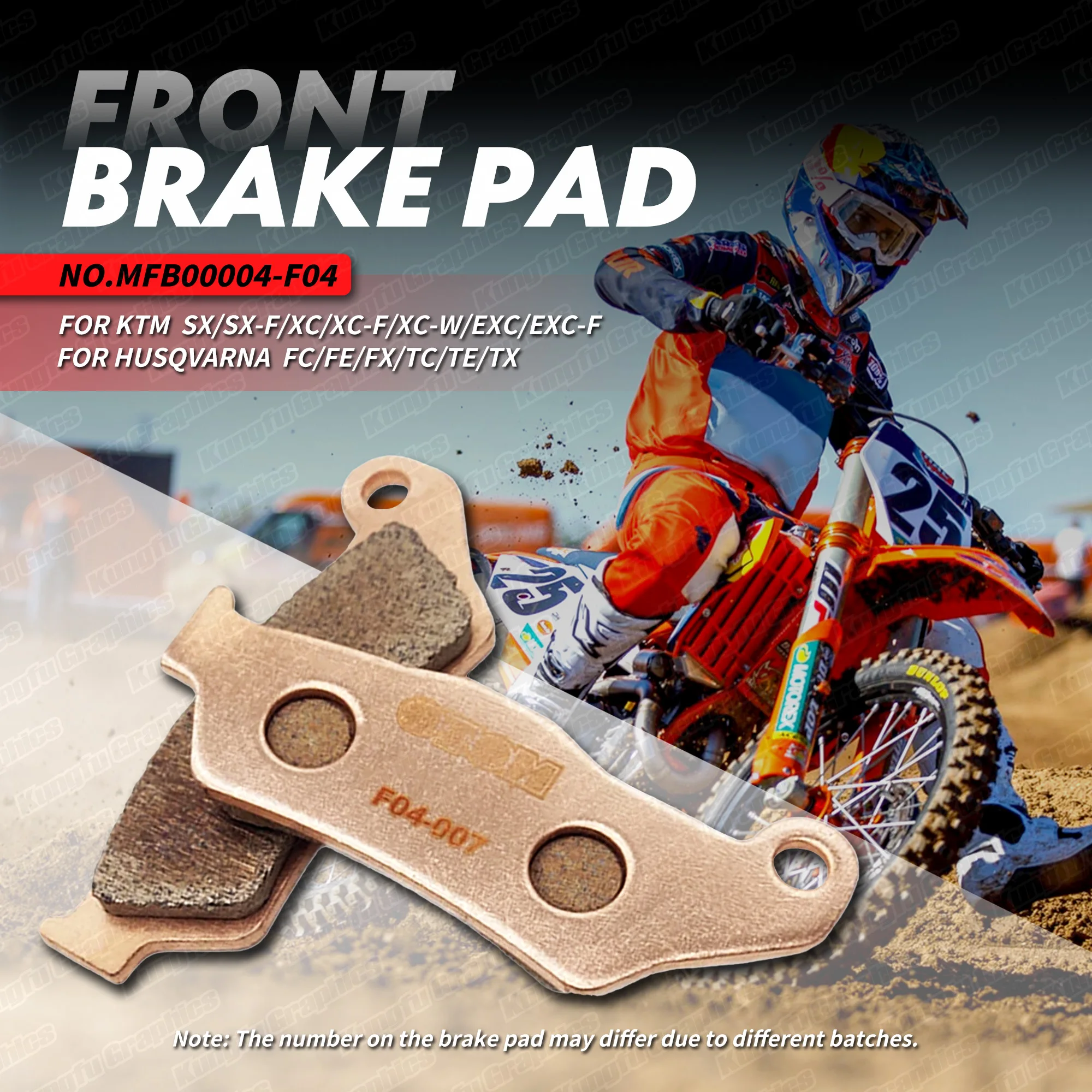 Sintered Copper Brake Pads Replacement for KTM SX SX-F XC XC-F XC-W EXC EXC-F / HUSQVARNA FC FE FX TC TE TX High Friction
Sintered Copper Brake Pads Replacement for KTM SX SX-F XC XC-F XC-W EXC EXC-F / HUSQVARNA FC FE FX TC TE TX High Friction