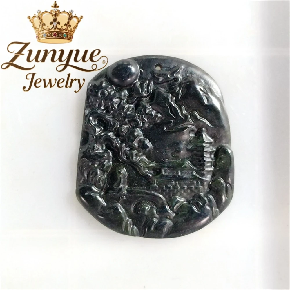 Medicine King Stone Mountain And Water Brand Pendant Graphite Jade Pendant, Necklace Pendant, Jade Fashion Jewelry Exquisite
Medicine King Stone Mountain And Water Brand Pendant Graphite Jade Pendant, Necklace Pendant, Jade Fashion Jewelry Exquisite