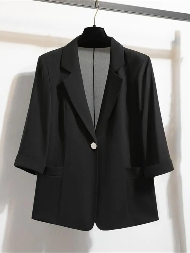 Ele Casual Chiffon Blouse Women's Summer New Sle White Thin Sve Seven-Quarter Length ort Coat Cleanfit Sle
Ele Casual Chiffon Blouse Women's Summer New Sle White Thin Sve Seven-Quarter Length ort Coat Cleanfit Sle