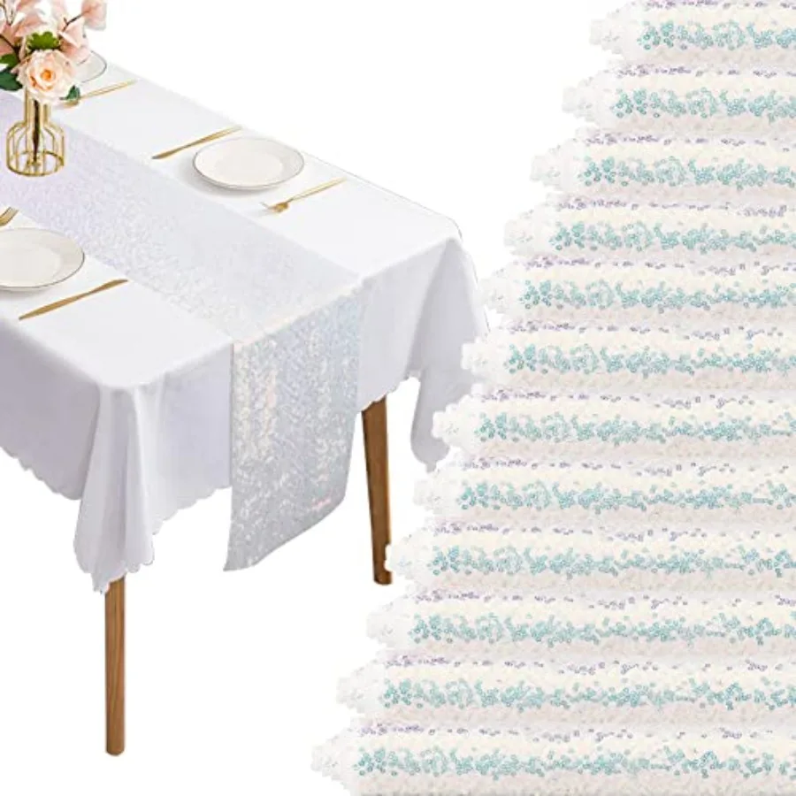 12 Packs Sequin Table Runner Glitter Dining Table Runner for Birthday Wedding Engagement Bridal Baby Shower Bachelorette Holida
12 Packs Sequin Table Runner Glitter Dining Table Runner for Birthday Wedding Engagement Bridal Baby Shower Bachelorette Holida