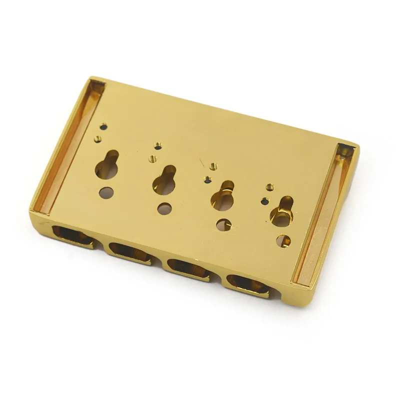 4-String Electric Bass Bridge 92x54-19mm Dual Use String-Through or Top-Load Bass Bridge with Adjustable Saddles
4-String Electric Bass Bridge 92x54-19mm Dual Use String-Through or Top-Load Bass Bridge with Adjustable Saddles