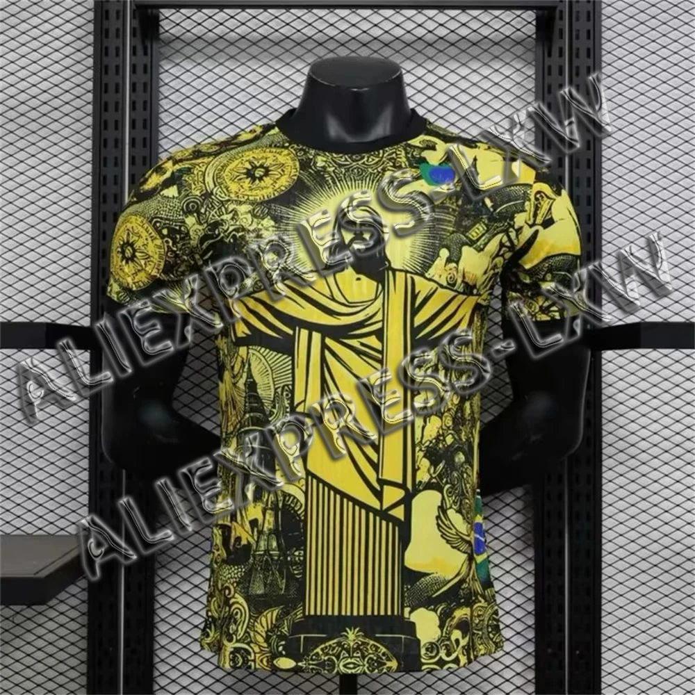 2025 Summer Football Training Top Brazil Special Edition Jesus Black Grey Football Jersey Adult Outdoor 3D Printed Tshirts
2025 Summer Football Training Top Brazil Special Edition Jesus Black Grey Football Jersey Adult Outdoor 3D Printed Tshirts