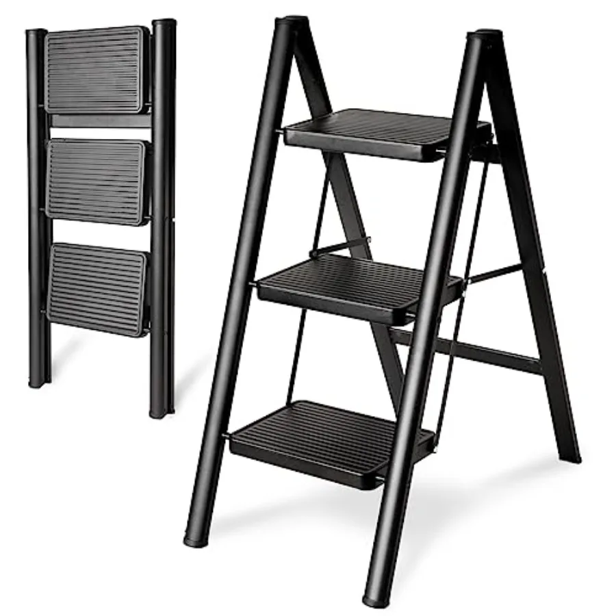 Step Ladder 3 Step Folding Sturdy 330 Lbs Load Small Step Stool for Adults Safer Full Steel Multi-use Kitchen Ladder for Home C
Step Ladder 3 Step Folding Sturdy 330 Lbs Load Small Step Stool for Adults Safer Full Steel Multi-use Kitchen Ladder for Home C