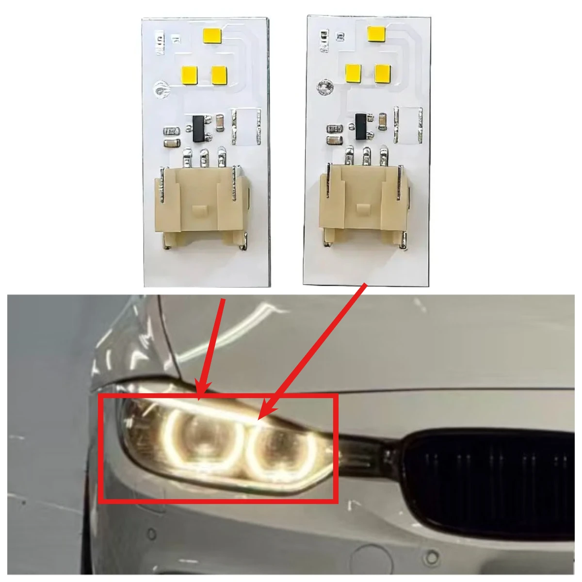 Белые и желтые светодиодные модули DRL (дневные ходовые огни) 63117398766 для BMW 3 серии F30 F31 F34 320i 2012-2015, автомобильные аксессуары
Белые и желтые светодиодные модули DRL (дневные ходовые огни) 63117398766 для BMW 3 серии F30 F31 F34 320i 2012-2015, автомобильные аксессуары