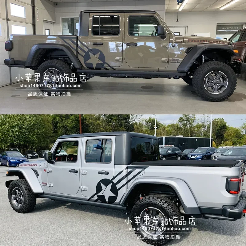 Car Vinyl Sticker FOR JEEP Wrangler Gladiator JT Pickup Gladiator Decoration Modified Body Decals Decor Auto Accessories 
Car Vinyl Sticker FOR JEEP Wrangler Gladiator JT Pickup Gladiator Decoration Modified Body Decals Decor Auto Accessories