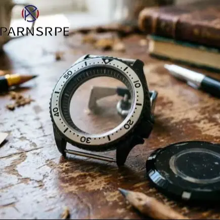 NH36 42mm 316L Black Watch black Cases cover NH35 NH36 Automatic Movement Flat Sapphire Crystal Glass Men's Watch Cases
NH36 42mm 316L Black Watch black Cases cover NH35 NH36 Automatic Movement Flat Sapphire Crystal Glass Men's Watch Cases