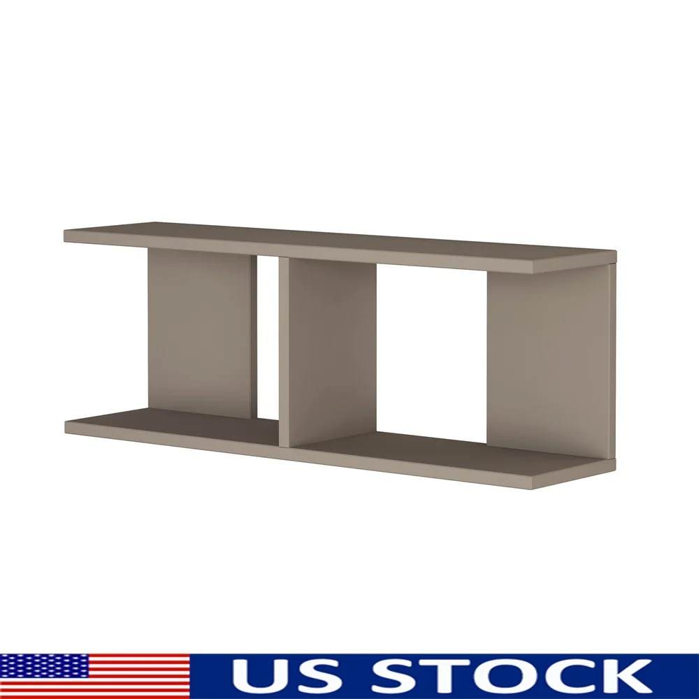 Современная 2-уровневая настенная полка, плавающий блок для хранения мокко, гостиная, спальня, офис, кухня, прочный, простая сборка 
Современная 2-уровневая настенная полка, плавающий блок для хранения мокко, гостиная, спальня, офис, кухня, прочный, простая сборка