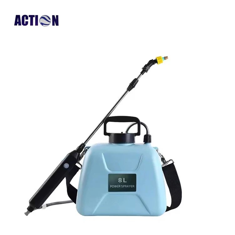 AKX New Design 8 Liter Plastic Knapsack Battery Portable Powered Electric Sprayer Bottle
AKX New Design 8 Liter Plastic Knapsack Battery Portable Powered Electric Sprayer Bottle