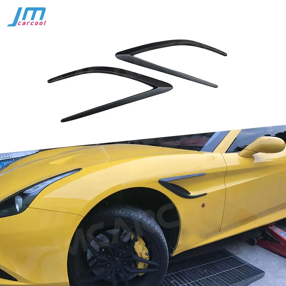 High quality Carbon fiber Material Side Front Bumper Fins Fender FRP Black For Ferrari California 2015
High quality Carbon fiber Material Side Front Bumper Fins Fender FRP Black For Ferrari California 2015