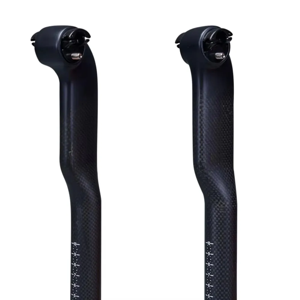 NO LOGO Matte 3K Carbon Fiber Seatpost Offset 5/25mm Bike Seat Post 27.2/30.8/31.6mm Bicycle Seat Tube For MTB Gravel Road Bike
NO LOGO Matte 3K Carbon Fiber Seatpost Offset 5/25mm Bike Seat Post 27.2/30.8/31.6mm Bicycle Seat Tube For MTB Gravel Road Bike