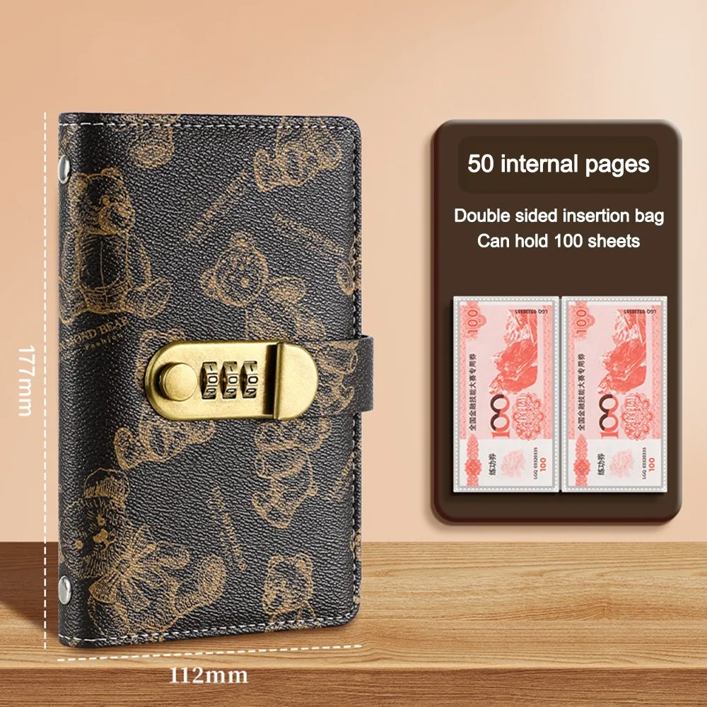 Password Lock 50 Envelopes Money Saving Challeng PU Waterproof Cash Storage Book 100 Envelopes Save Money
Password Lock 50 Envelopes Money Saving Challeng PU Waterproof Cash Storage Book 100 Envelopes Save Money