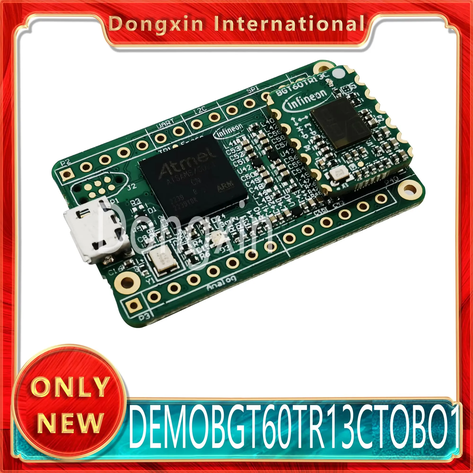 DEMOBGT60TR13CTOBO1 60 ГГц BGT60TR13C Демонстрационная плата радарного датчика Infineon, макетная плата
DEMOBGT60TR13CTOBO1 60 ГГц BGT60TR13C Демонстрационная плата радарного датчика Infineon, макетная плата