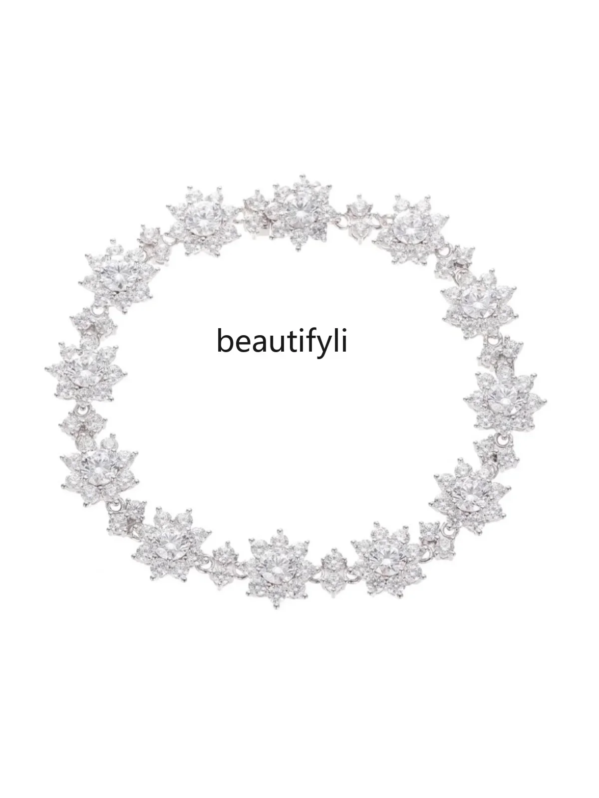 Diamond Set Zircon Silver Bride Wedding Wedding Bracelet Flower French Light Luxury Gift
Diamond Set Zircon Silver Bride Wedding Wedding Bracelet Flower French Light Luxury Gift
