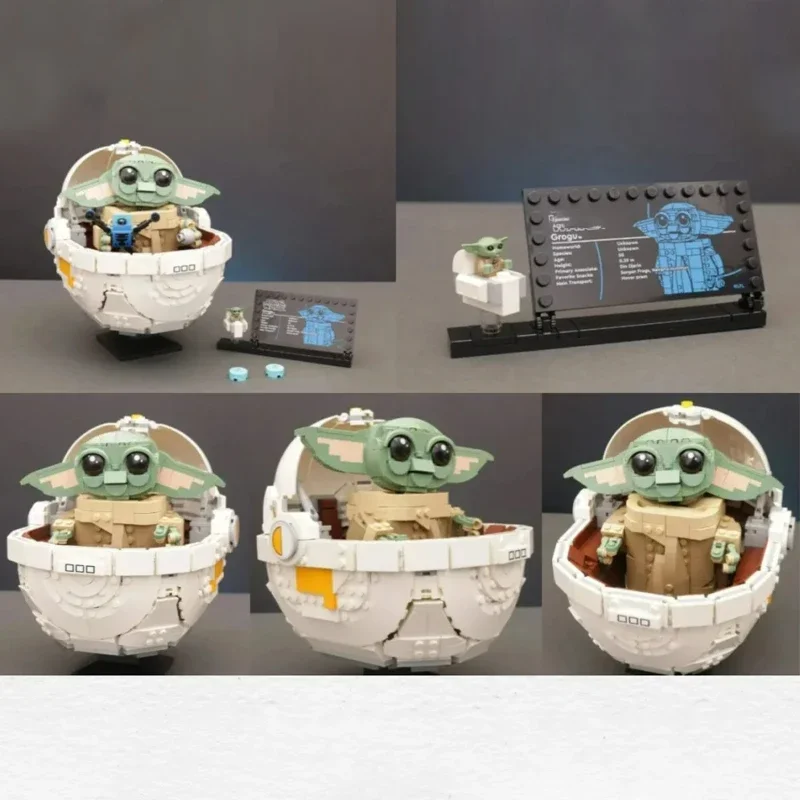 In Stock 1048Pcs Cartoon Series Grogu with Hover Pram Model Building Block Ancient Set Assembled Toy Children's Birthday Gift
In Stock 1048Pcs Cartoon Series Grogu with Hover Pram Model Building Block Ancient Set Assembled Toy Children's Birthday Gift