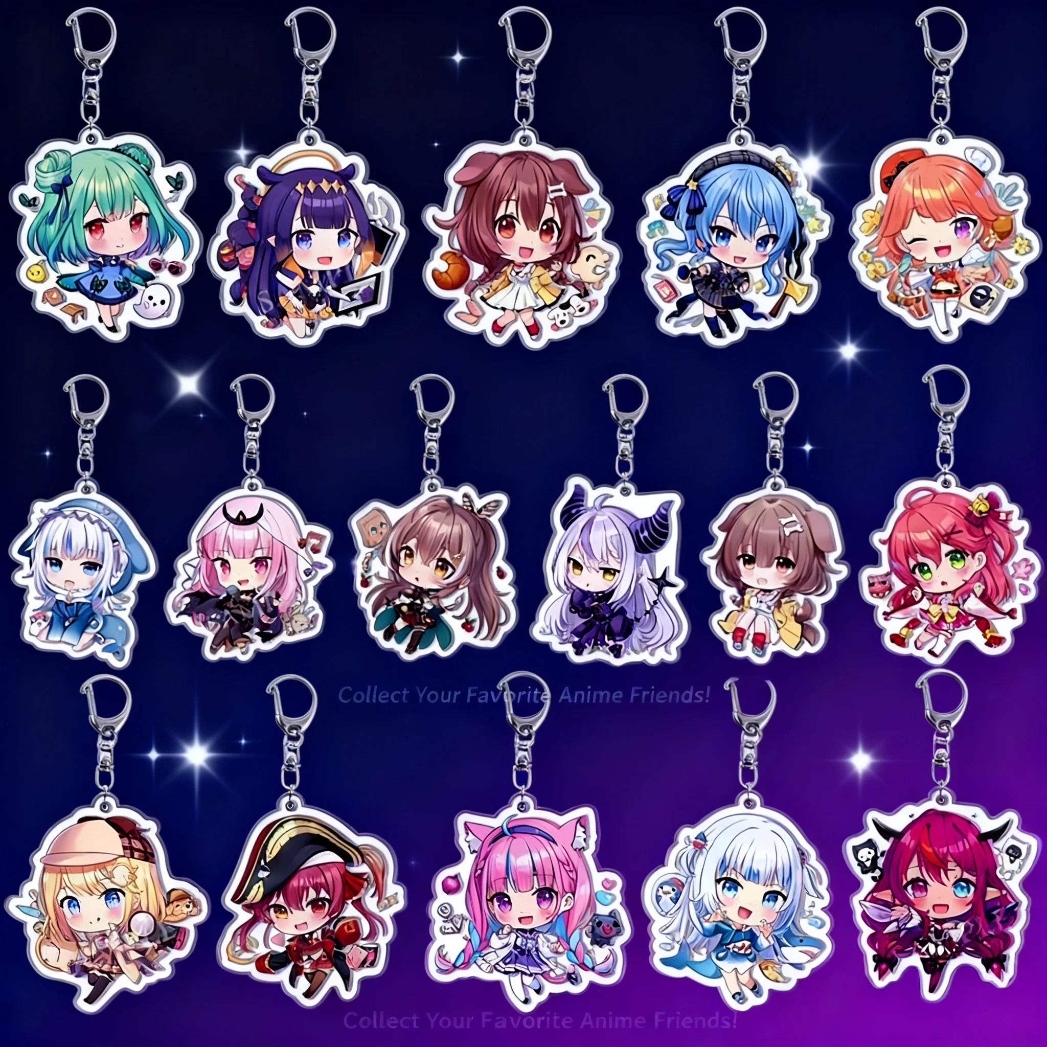 Virtual YouTuber VTuber Acrylic Keychain Pendant Merchandise Accessory Layered Design Cross Border Ready Stock Anime Fan Art
Virtual YouTuber VTuber Acrylic Keychain Pendant Merchandise Accessory Layered Design Cross Border Ready Stock Anime Fan Art