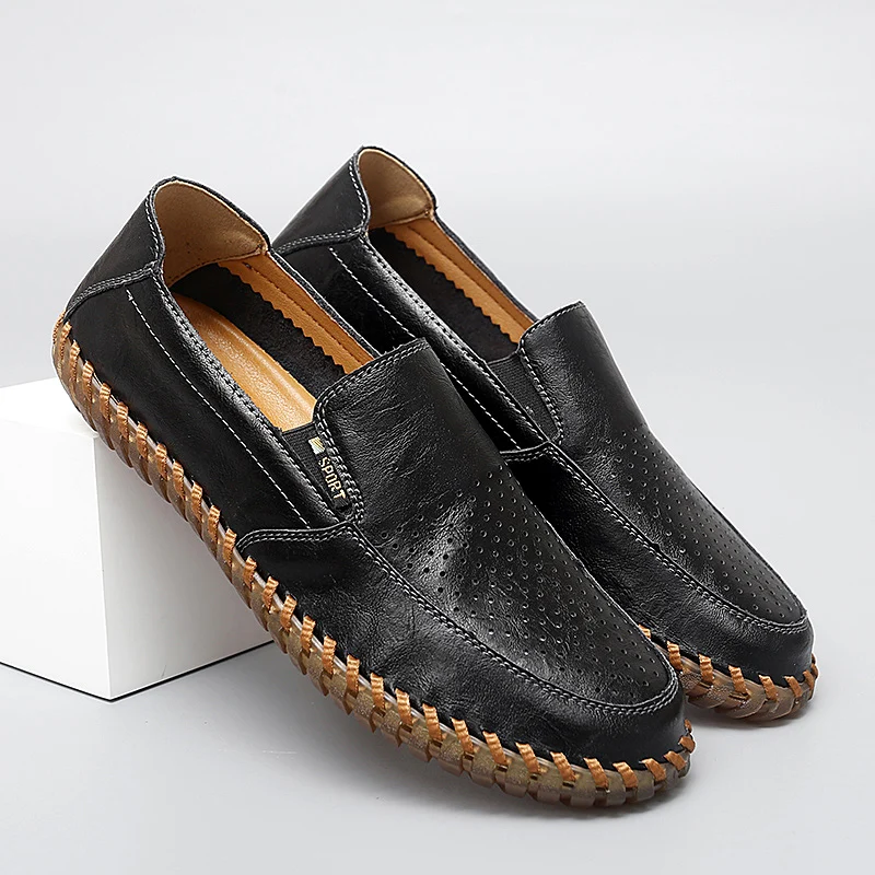 PARZIVAL Genuine Leather Men Casual Shoes Boat Shoes Mens Loafers Moccasins Breathable Slip on Driving Shoes Plus Size 38-47
PARZIVAL Genuine Leather Men Casual Shoes Boat Shoes Mens Loafers Moccasins Breathable Slip on Driving Shoes Plus Size 38-47