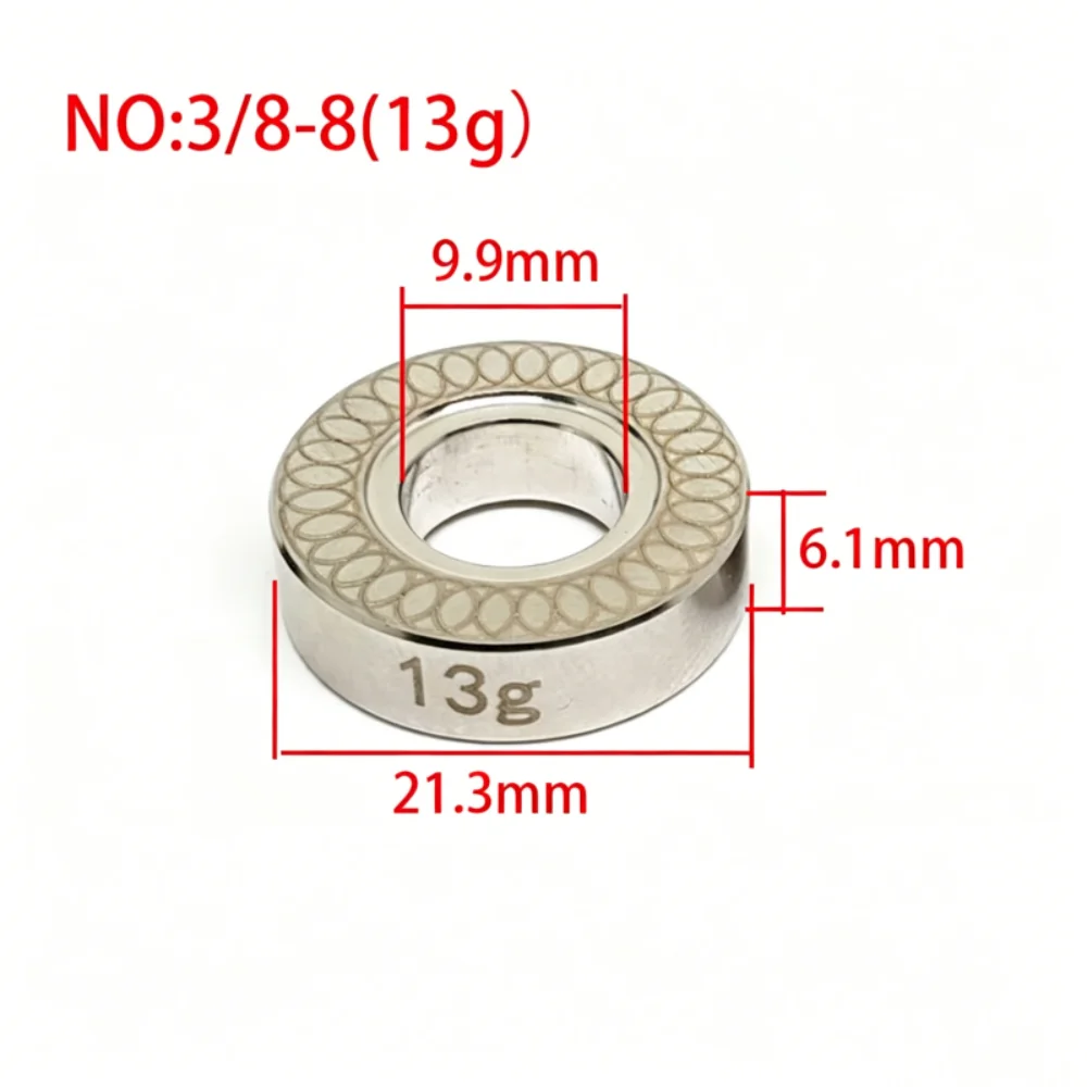 Stainless Steel Billiard Stick Weight Ring 8g/10g/13g Front And Rear Pool Cues Balance Rings Exquisite Silver
Stainless Steel Billiard Stick Weight Ring 8g/10g/13g Front And Rear Pool Cues Balance Rings Exquisite Silver