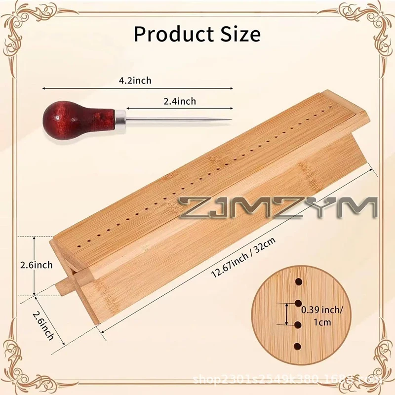 Book Binding Cradle Kit with Piercing Guide and Awl Wood Bookbinding Punching Cradle Journal Photo Album DIY Crafts Binding Tool
Book Binding Cradle Kit with Piercing Guide and Awl Wood Bookbinding Punching Cradle Journal Photo Album DIY Crafts Binding Tool