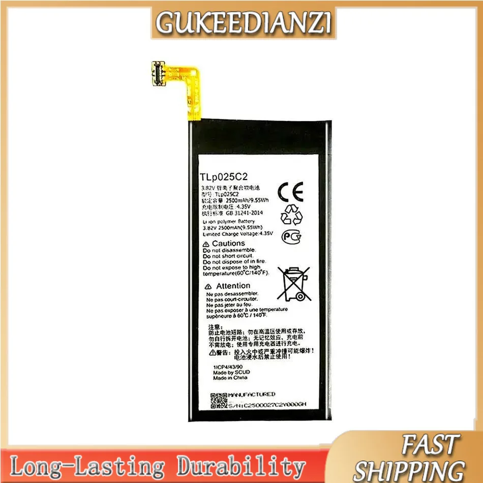 Аккумулятор мобильного телефона TLP025C2 TLP025C1 2500 мАч для Alcatel One Touch Pop 4 Plus 4 + OT-5056D 5056D 5056A 5056W
Аккумулятор мобильного телефона TLP025C2 TLP025C1 2500 мАч для Alcatel One Touch Pop 4 Plus 4 + OT-5056D 5056D 5056A 5056W