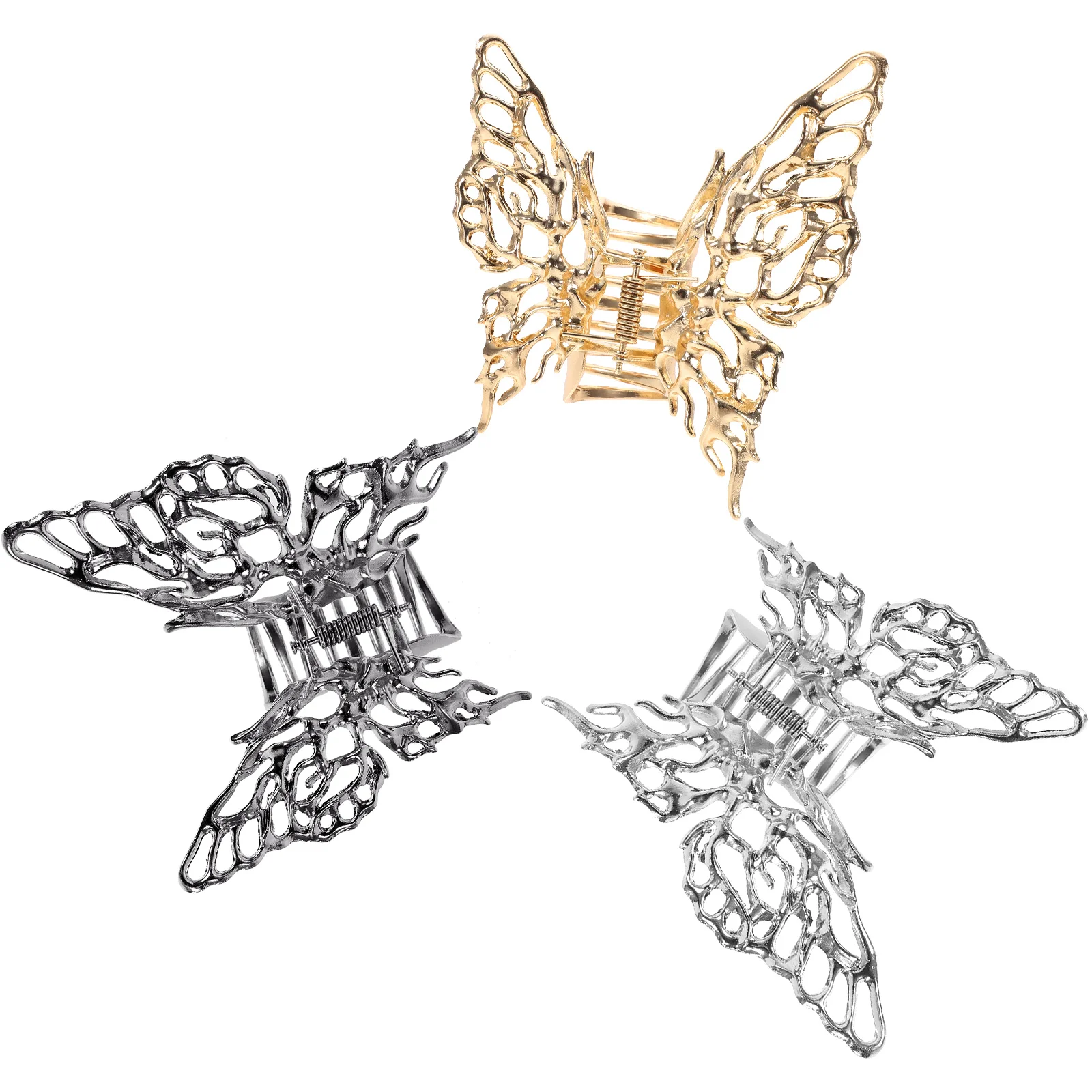 3 pcs Large Shark Claw Clips Metal GunBlackSilverGold Hair Accessories For Women Thin Thick Hair Styling
3 pcs Large Shark Claw Clips Metal GunBlackSilverGold Hair Accessories For Women Thin Thick Hair Styling