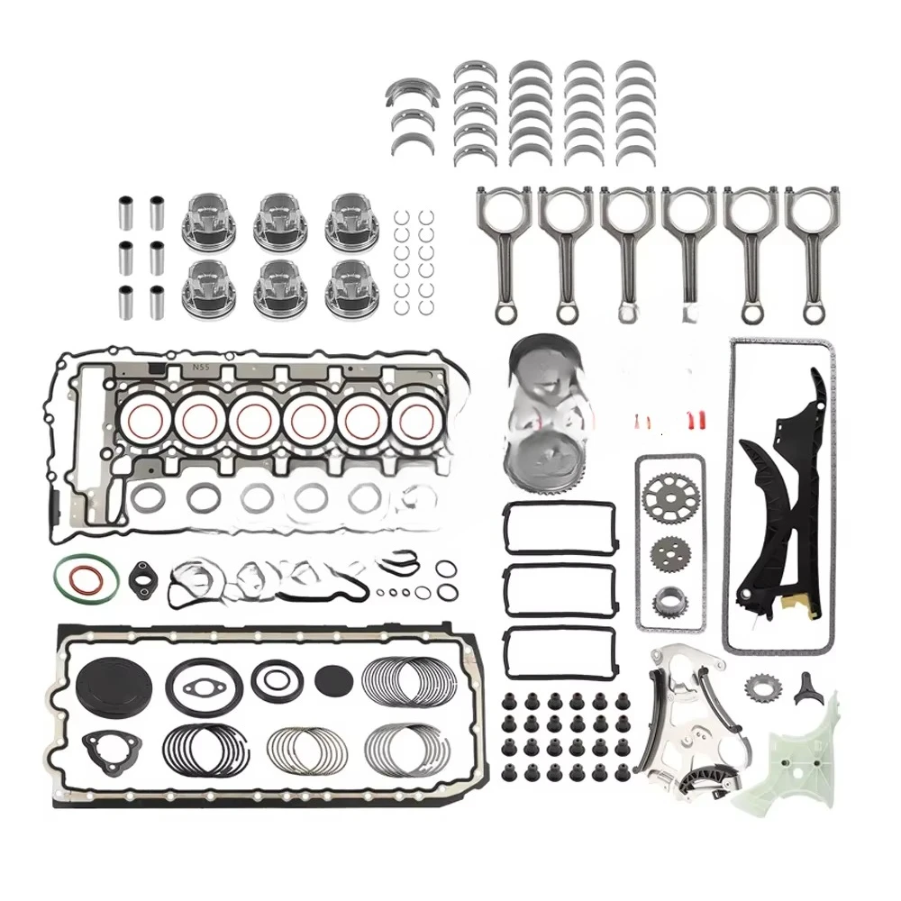 N55 Engine Rebuild Kit Bearing Piston Full Gasket Set for 3.0 135i 335i 535i 640i 740i X1 X3 X4 X5 X6 M2 3.0L 3.0T N55B30
N55 Engine Rebuild Kit Bearing Piston Full Gasket Set for 3.0 135i 335i 535i 640i 740i X1 X3 X4 X5 X6 M2 3.0L 3.0T N55B30