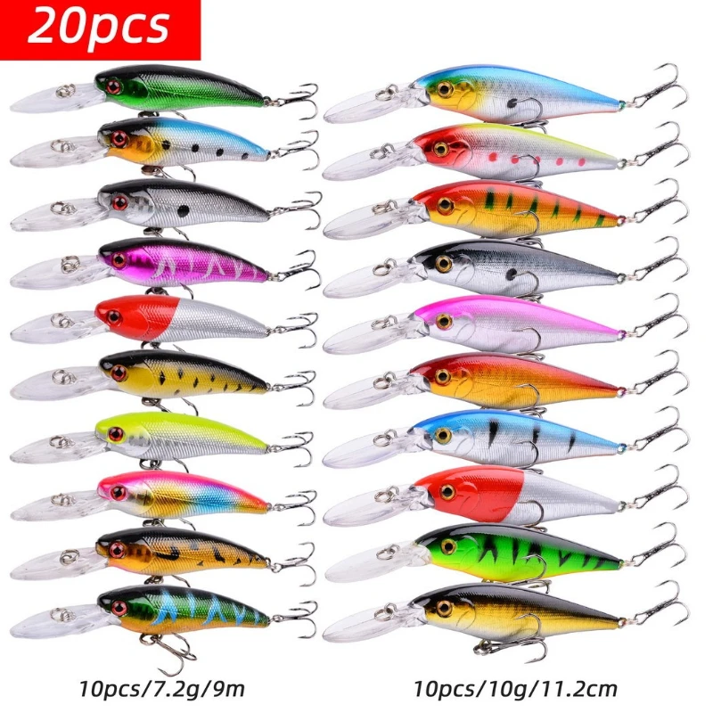 New Long Cast Floating Minnow Popper Hard Lure Lifelike Reflective Freshwater Saltwater Artificial Fishing Lures Kit Bass Tackle
New Long Cast Floating Minnow Popper Hard Lure Lifelike Reflective Freshwater Saltwater Artificial Fishing Lures Kit Bass Tackle