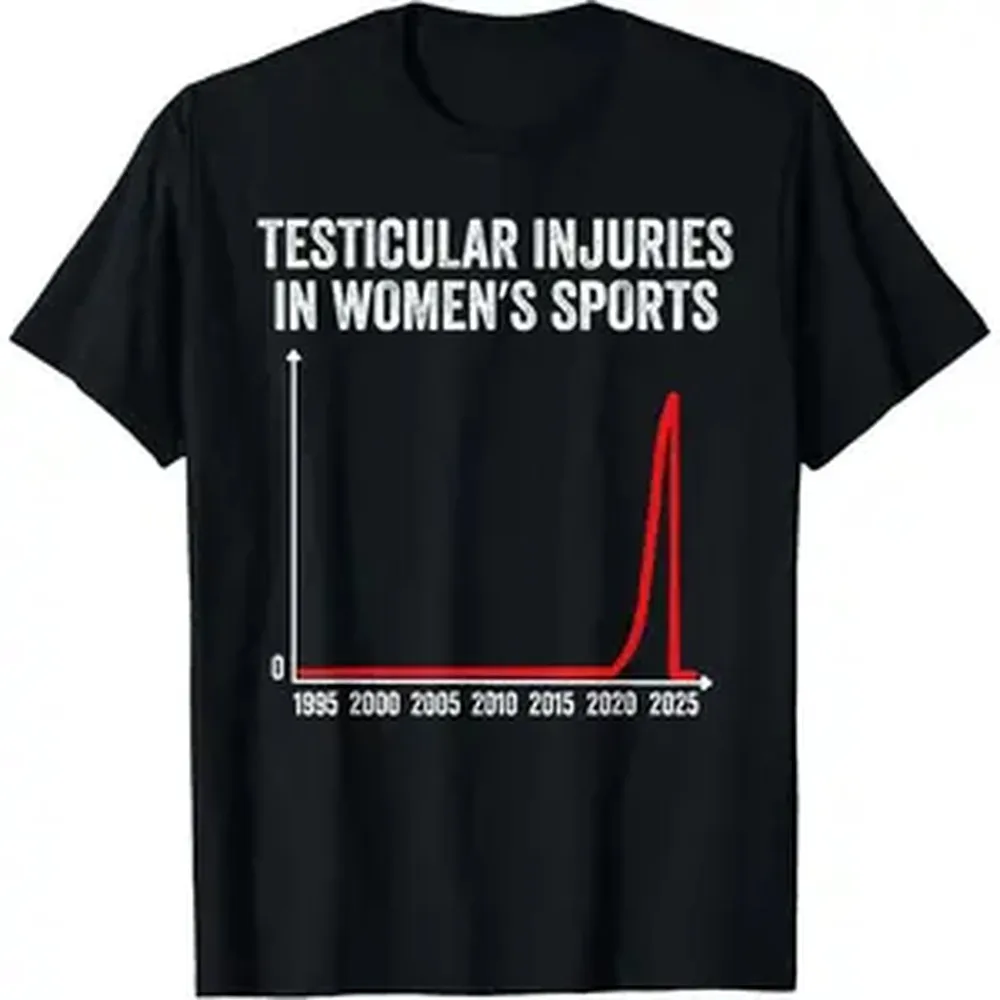 Testicular Injuries In Women’s Sports T-Shirt, Casual Cotton Basic Streetwear Graphic Top
Testicular Injuries In Women’s Sports T-Shirt, Casual Cotton Basic Streetwear Graphic Top