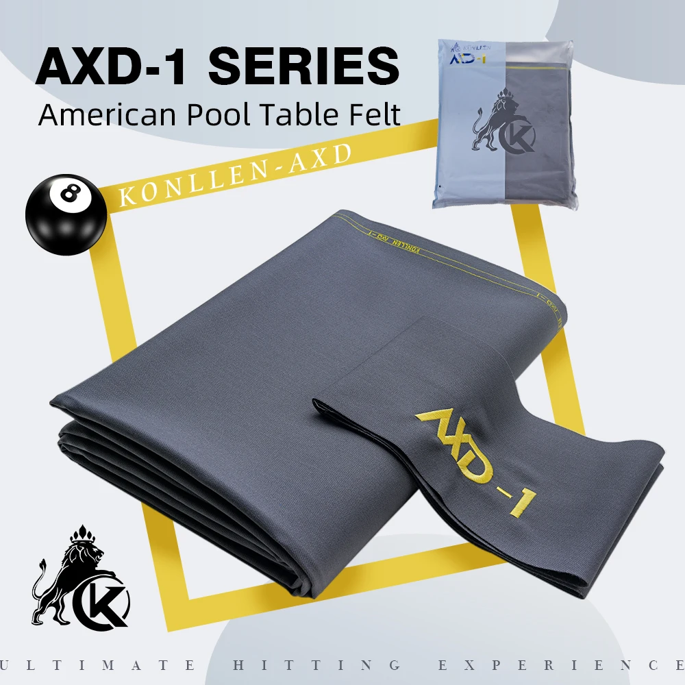 KONLLEN 9FT Pool Table Felt with 6 Cloth Strips Pre Cut Billiard Table Cloth Felt Billiard Cloth for American 9 ball Pool Table
KONLLEN 9FT Pool Table Felt with 6 Cloth Strips Pre Cut Billiard Table Cloth Felt Billiard Cloth for American 9 ball Pool Table