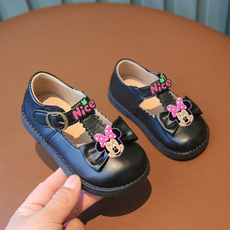 Обувь для выступлений на вечеринке Disney JK, балетки с Микки Маусом, сандалии принцессы на низком каблуке с круглым носком, милые кожаные туфли с бантом
Обувь для выступлений на вечеринке Disney JK, балетки с Микки Маусом, сандалии принцессы на низком каблуке с круглым носком, милые кожаные туфли с бантом