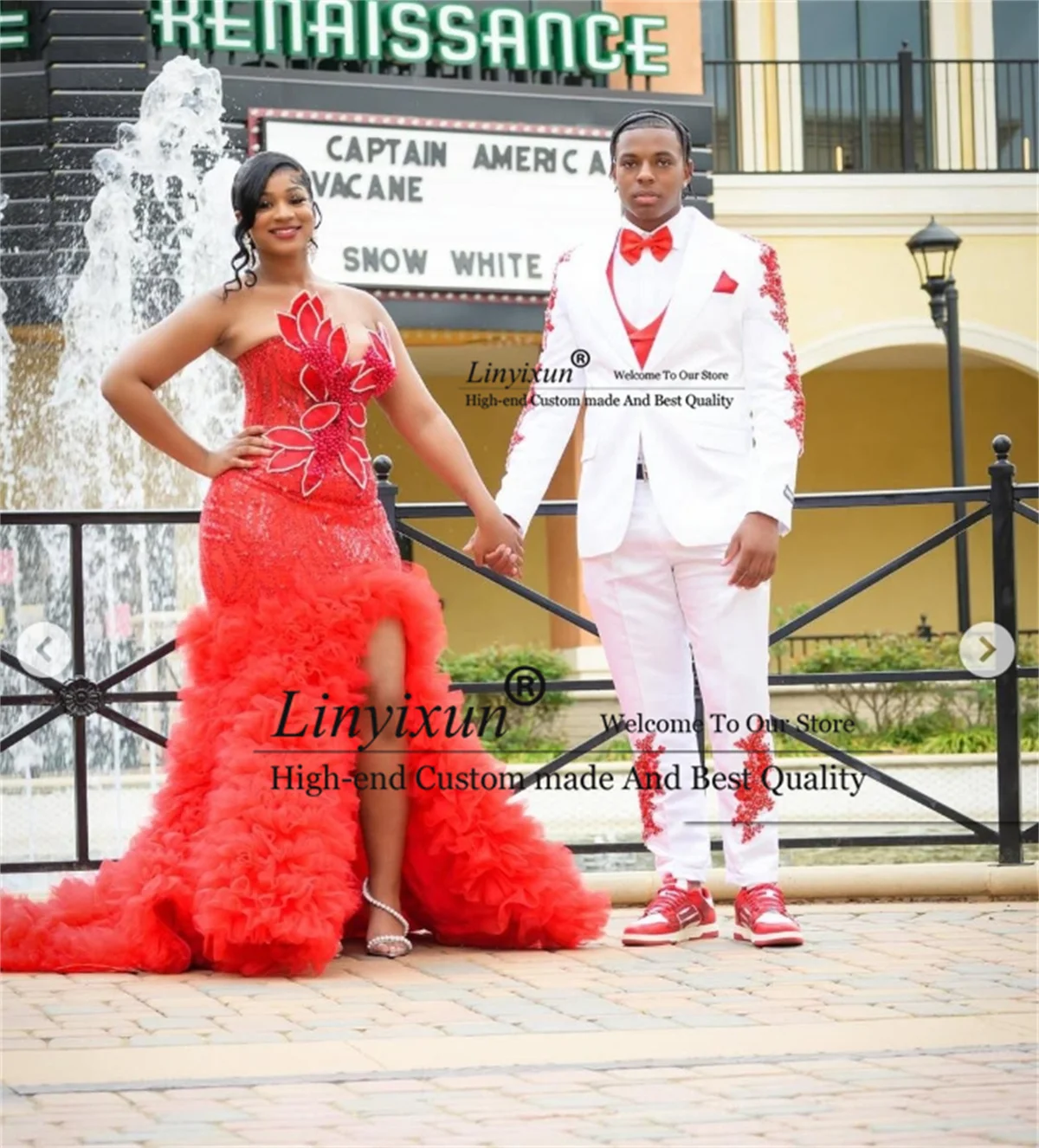 Glitter Jewelry Ornament Men Suits Shawl Lapel Male Prom Blazer Customized pantalones hombre 3 Piece Set Wedding Groom Tuxedos
Glitter Jewelry Ornament Men Suits Shawl Lapel Male Prom Blazer Customized pantalones hombre 3 Piece Set Wedding Groom Tuxedos
