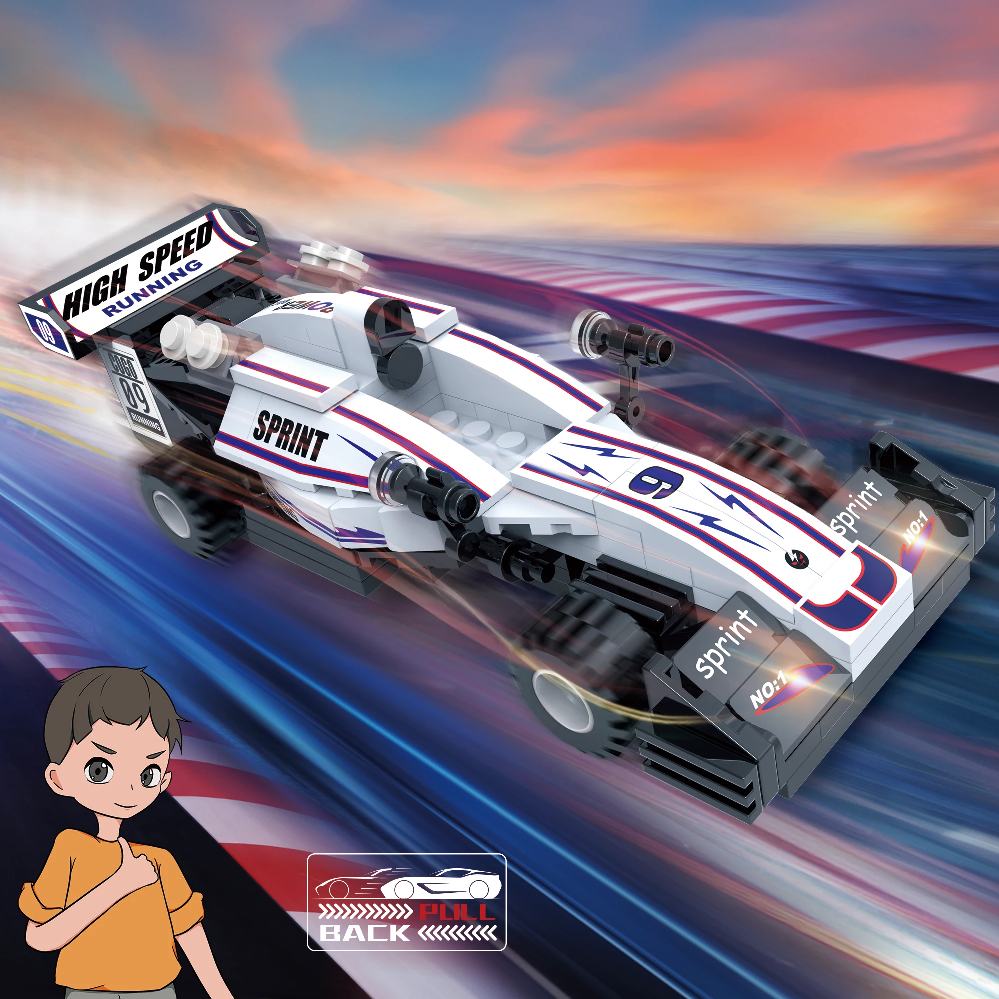 Набор для сборки суперкара McLaren F1 COGO, конструктор «Формула 1» с гоночными машинами, игрушки, подарок на день рождения для мальчиков (157 шт.)
Набор для сборки суперкара McLaren F1 COGO, конструктор «Формула 1» с гоночными машинами, игрушки, подарок на день рождения для мальчиков (157 шт.)