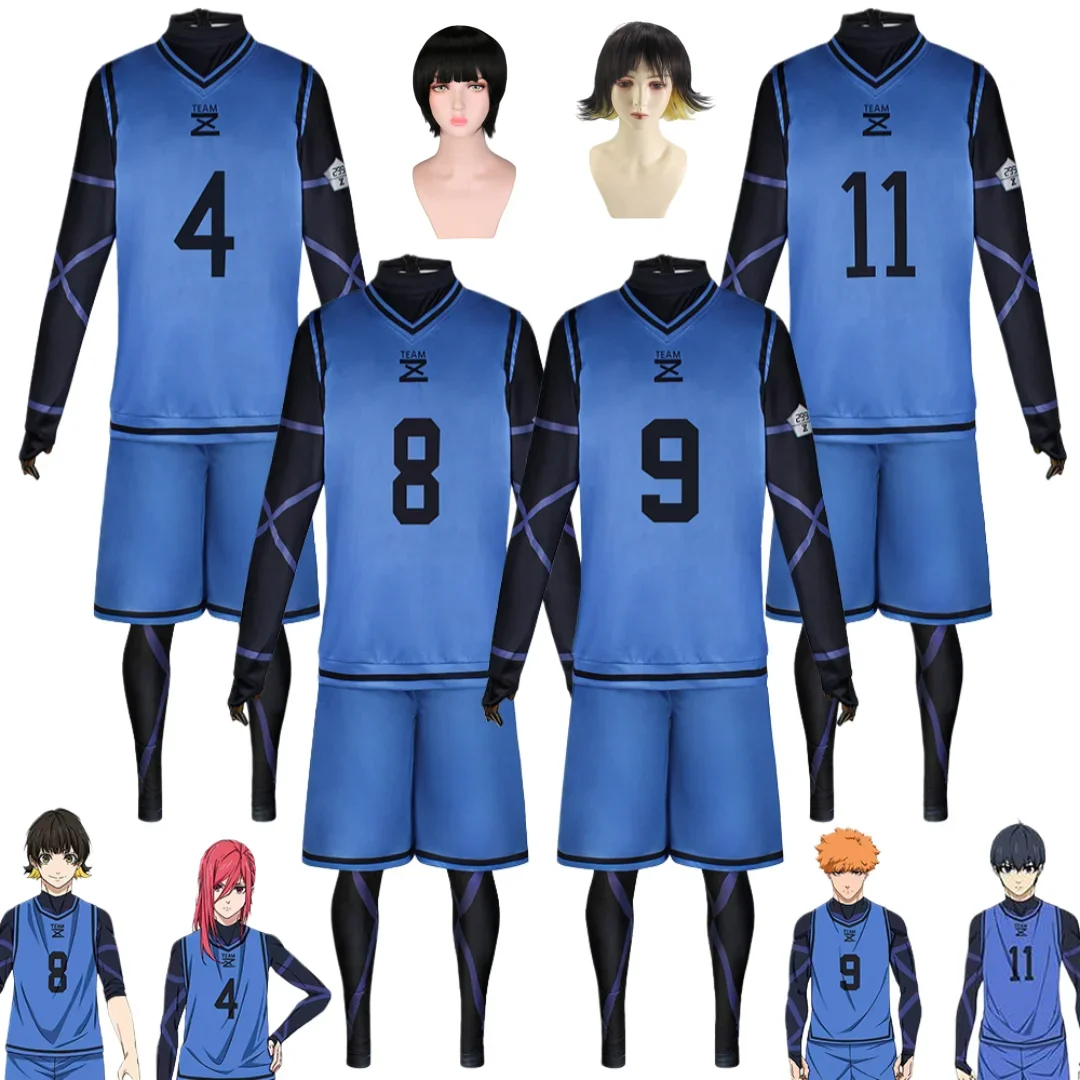 Anime Isagi Yoichi Bachira Meguru Jumpsuits Blue Lock Cosplay Costume Jersey Football Club Sportswear Vest Shorts Costume
Anime Isagi Yoichi Bachira Meguru Jumpsuits Blue Lock Cosplay Costume Jersey Football Club Sportswear Vest Shorts Costume
