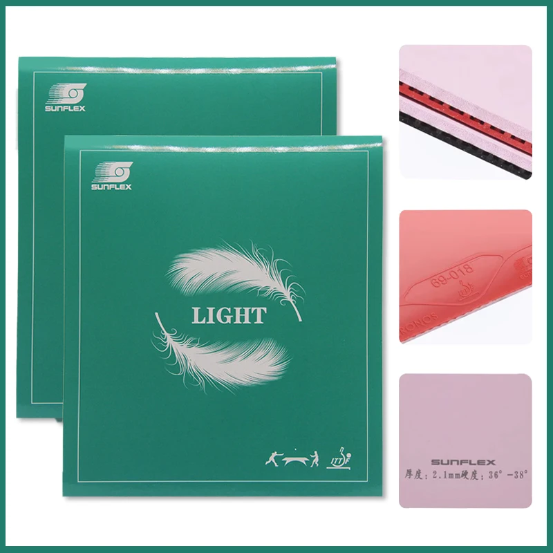 Super Light Table Tennis Rubber Sheet Pips-in Light Cake Sponge Ping Pong Rubber ITTF Approved Recommend Backhand SUNFLEX LIGHT
Super Light Table Tennis Rubber Sheet Pips-in Light Cake Sponge Ping Pong Rubber ITTF Approved Recommend Backhand SUNFLEX LIGHT