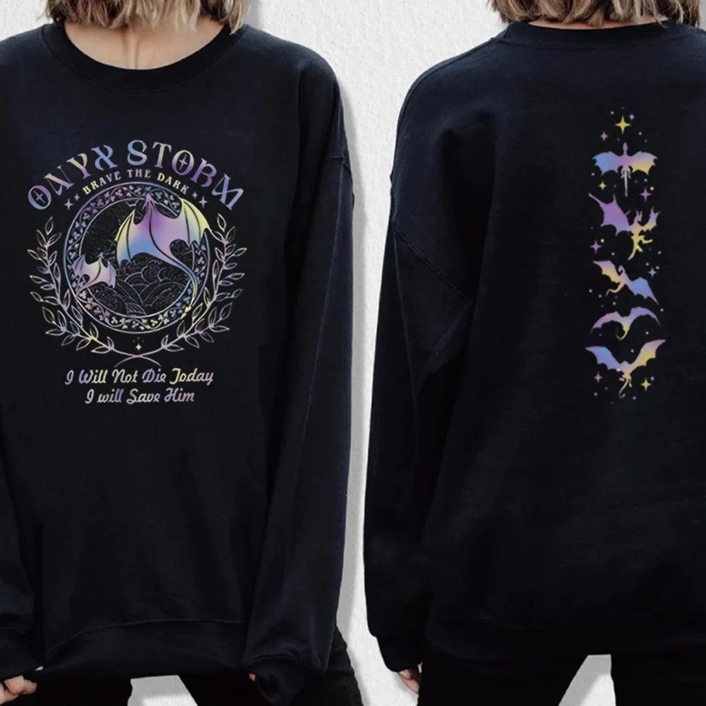 Оникс Strom Fourth Wing 2-сторонняя толстовка Basgiath War College Толстовка Dragon Rider Пуловер Fantasy Reader Bookish Sweatshirts
Оникс Strom Fourth Wing 2-сторонняя толстовка Basgiath War College Толстовка Dragon Rider Пуловер Fantasy Reader Bookish Sweatshirts