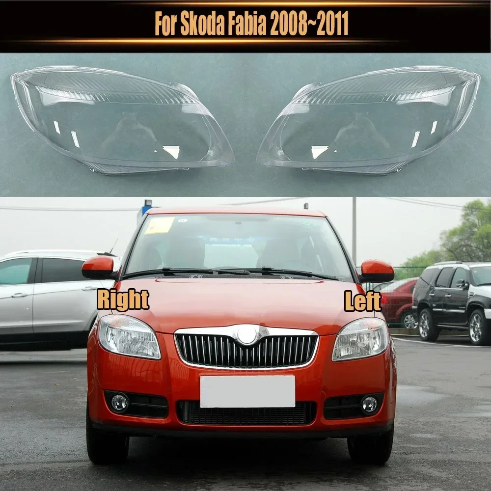 For Skoda Fabia 2008~2011 Headlamp Cover Transparent Lamp Shade Headlight Shell Lens Plexiglass Replace Original Lampshade
For Skoda Fabia 2008~2011 Headlamp Cover Transparent Lamp Shade Headlight Shell Lens Plexiglass Replace Original Lampshade