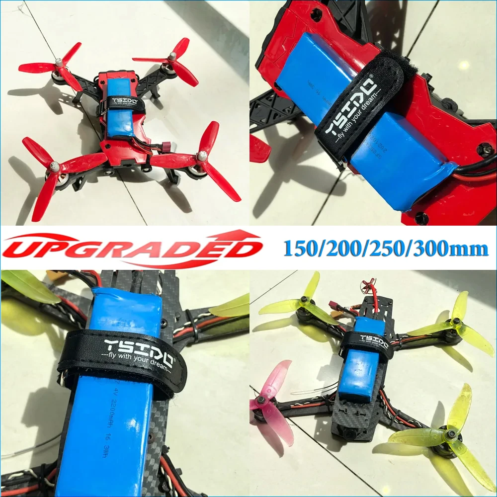 10X150mm 15X200mm 20x250mm 20x300mm Sticker Tape Nylon RC Battery Strap Belt Reusable Cable Tie Wrap Tie up for FPV RC Battery
10X150mm 15X200mm 20x250mm 20x300mm Sticker Tape Nylon RC Battery Strap Belt Reusable Cable Tie Wrap Tie up for FPV RC Battery