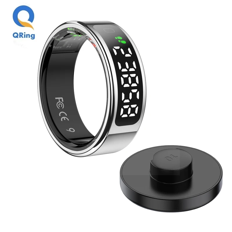 R11 Smart Ring with Wireless Charging,Health and Sleep Monitor,Gesture Control,5ATM Waterproof,Multi-sport Modes For Men Women
R11 Smart Ring with Wireless Charging,Health and Sleep Monitor,Gesture Control,5ATM Waterproof,Multi-sport Modes For Men Women