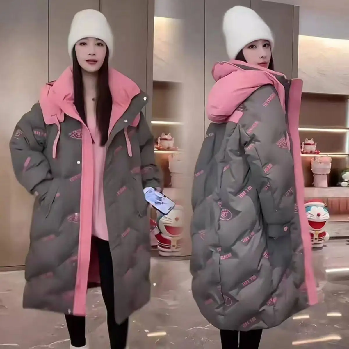 Новая зимняя женская удлиненная пуховая куртка с 90% белого пуха, с усиленной строчкой, модная теплая верхняя одежда, утолщенная, с длинными рукавами
Новая зимняя женская удлиненная пуховая куртка с 90% белого пуха, с усиленной строчкой, модная теплая верхняя одежда, утолщенная, с длинными рукавами