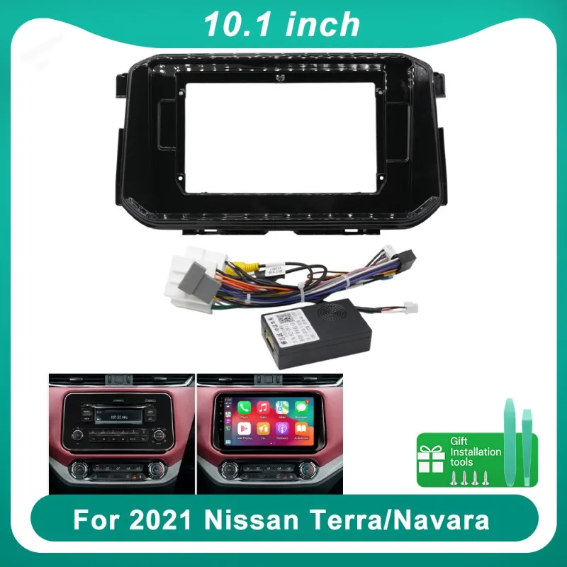 10.1 Inch Car Radio Fascia Frame Dashboard Panel for Nissan Terra Navara 2021 Android Stereo Installation Kit
10.1 Inch Car Radio Fascia Frame Dashboard Panel for Nissan Terra Navara 2021 Android Stereo Installation Kit