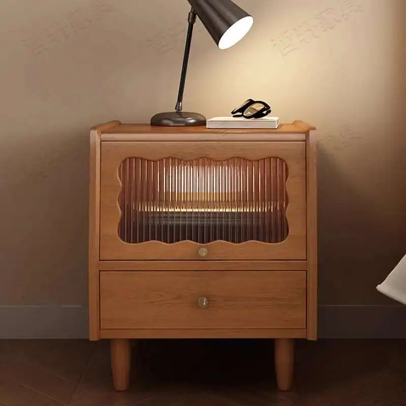 French Vintage Bedside Table Solid Wood Bedroom Small Storage Cabinet Glass Nightstands Nordic Mesa De Noche Home Furniture WKNS
French Vintage Bedside Table Solid Wood Bedroom Small Storage Cabinet Glass Nightstands Nordic Mesa De Noche Home Furniture WKNS