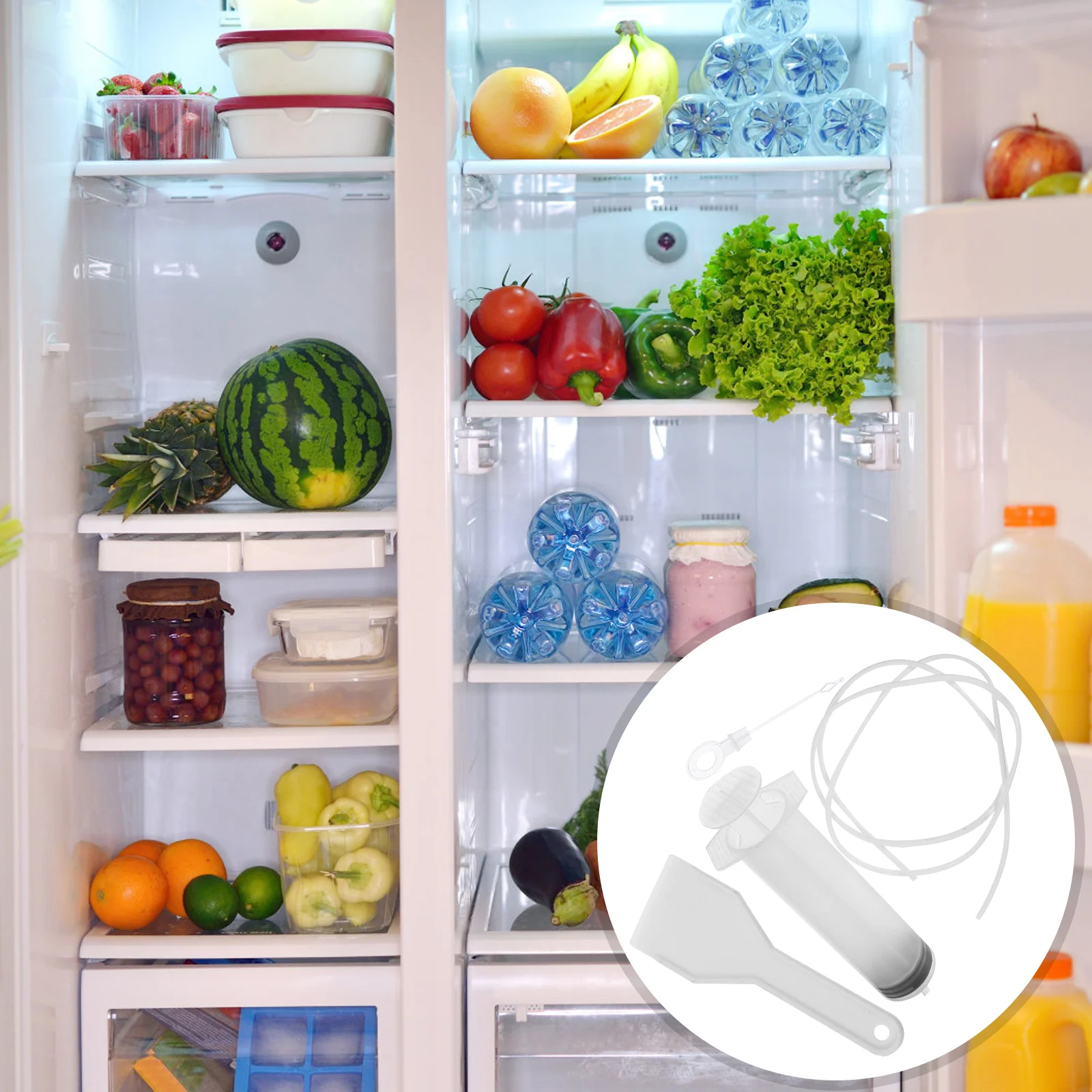 4 Pcs Refrigerator Fridge Cleaning Kit Remover Tool Drain Plunger Hole Cleaner Unclog Plastic Blockage
4 Pcs Refrigerator Fridge Cleaning Kit Remover Tool Drain Plunger Hole Cleaner Unclog Plastic Blockage