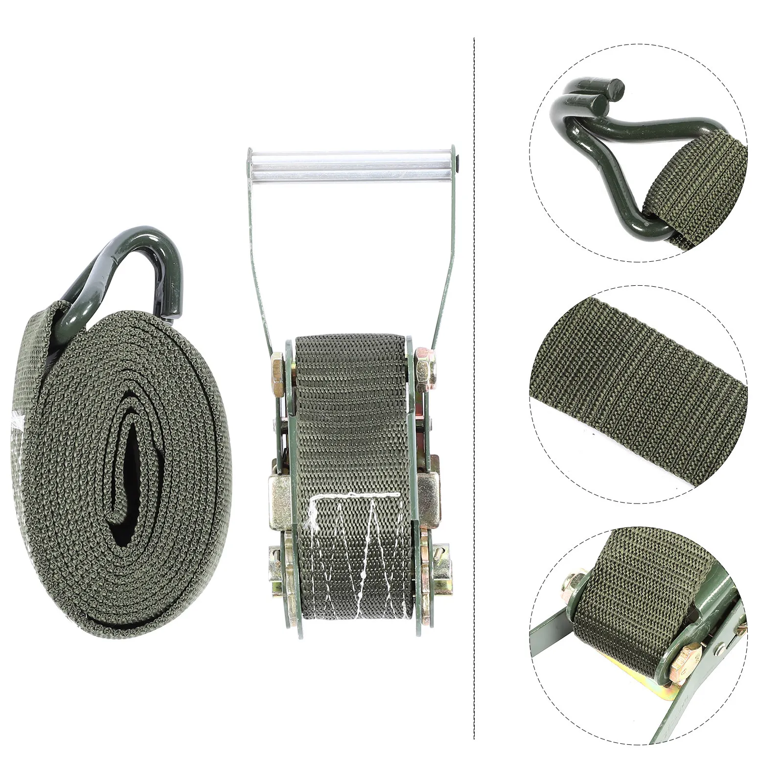 1Set Military Green Ratchet Cargo Strap Heavy Duty Tie Down for Motorcycle Truck Bike Tiedowns Secure Load Cargo Binding Belt
1Set Military Green Ratchet Cargo Strap Heavy Duty Tie Down for Motorcycle Truck Bike Tiedowns Secure Load Cargo Binding Belt