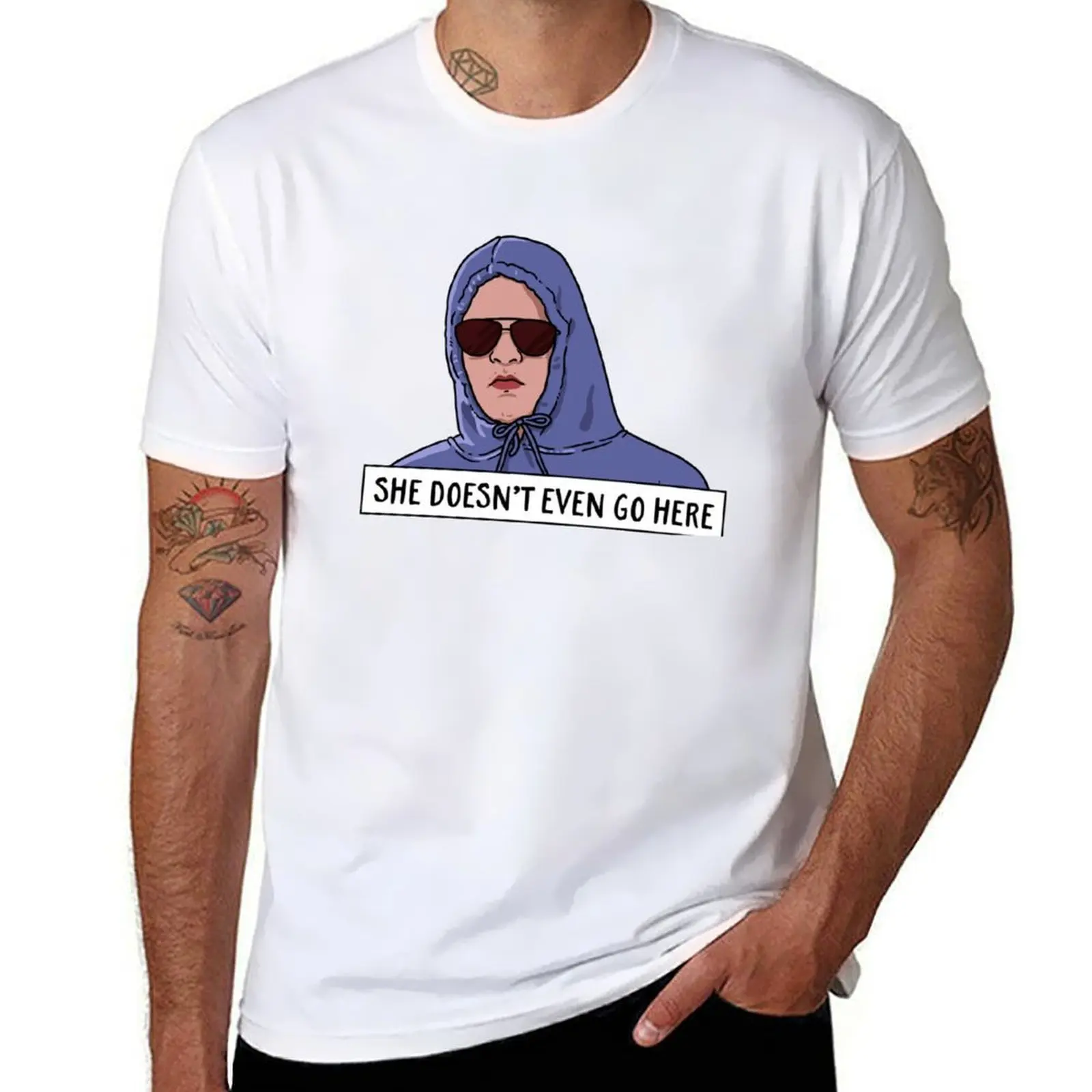 SHE DOESN'T EVEN GO HERE Gift For Men and Women T-Shirt cotton tshirt 100% man t shirts high quality luxury brand T-Shirt
SHE DOESN'T EVEN GO HERE Gift For Men and Women T-Shirt cotton tshirt 100% man t shirts high quality luxury brand T-Shirt